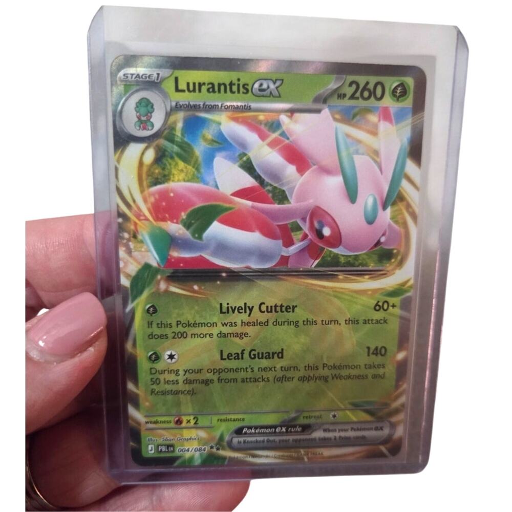 Lurantis ex 004/84 Double Rare Pitch Black Pokemon New